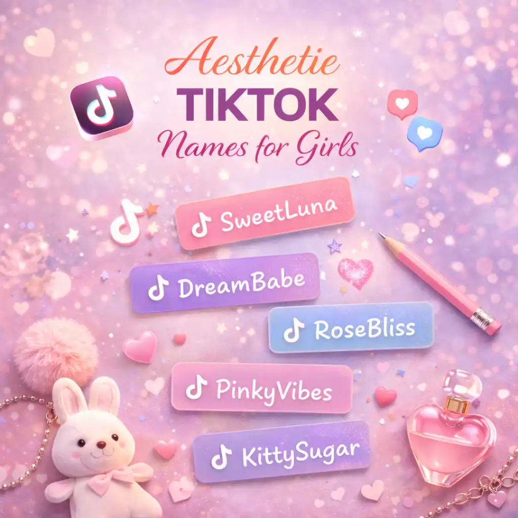 Aesthetic TikTok Names for Girls