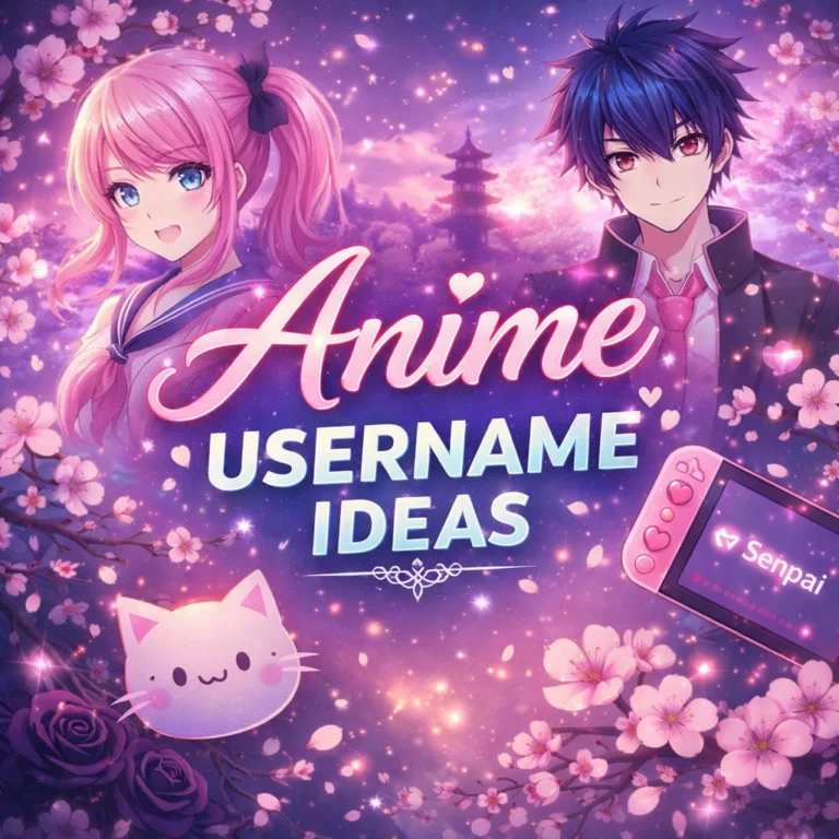 Anime Username Ideas