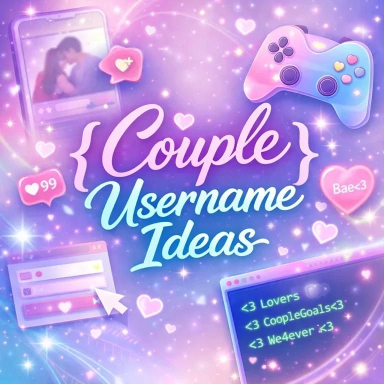 Couple Username Ideas