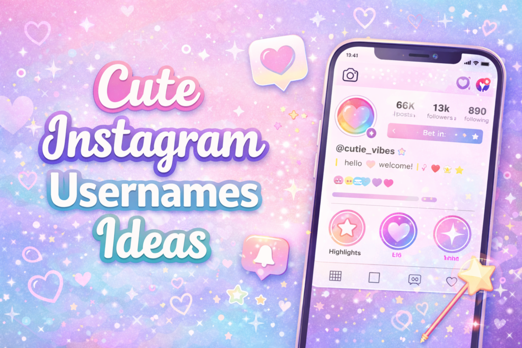 Cute Instagram Usernames Ideas