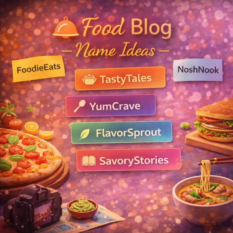 Food Blog Name Ideas