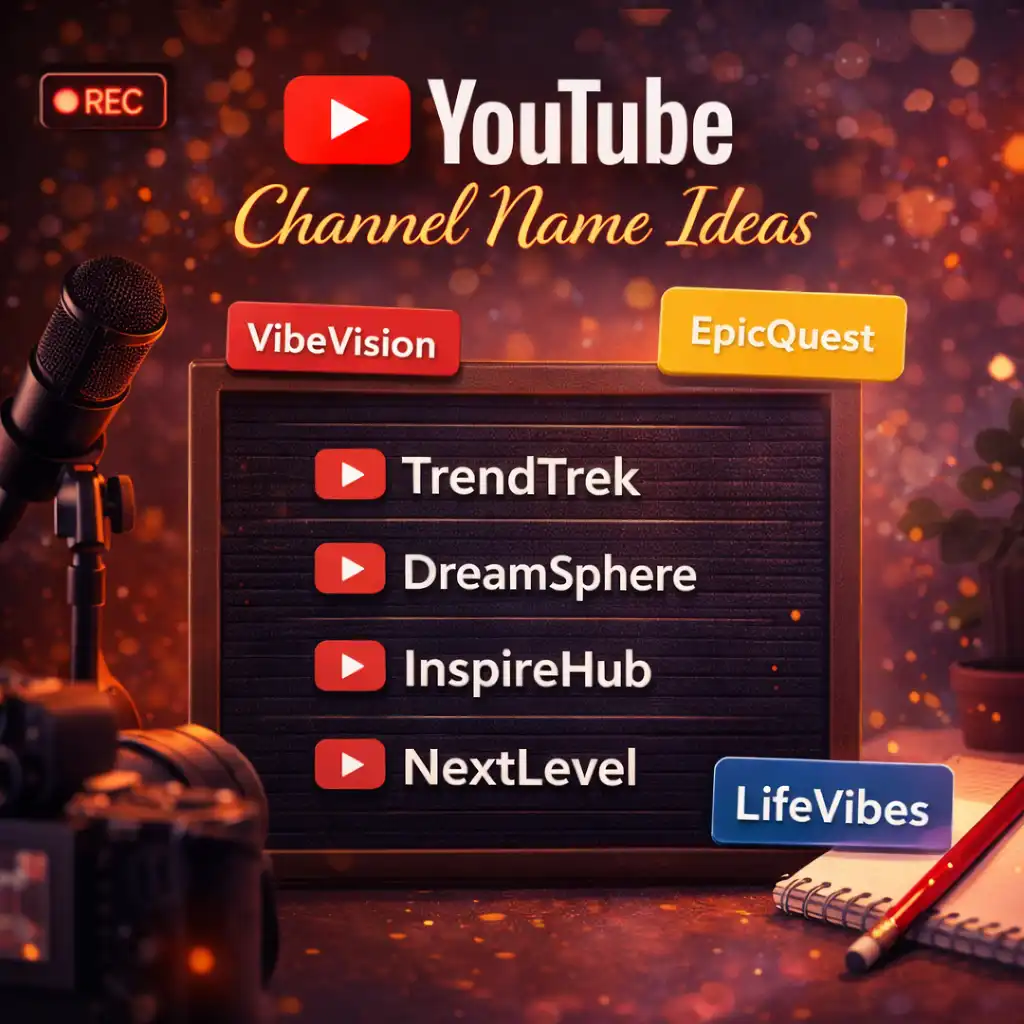YouTube Channel Name Ideas